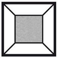Bevel 8513102* ijsbloemglas